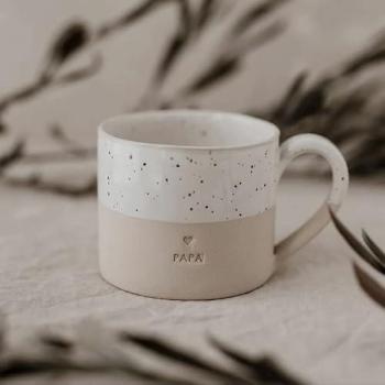 Papa‑Becher von Eulenschnitt – 250 ml, handgefertigt
