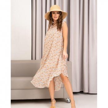 Florales Traumkleid aus Chiffon