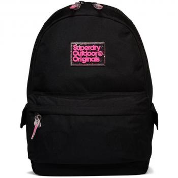 Superdry Pixie Dust Montana, Damen Rucksackhandtasche, Schwarz, 30.0 x 45.0 x 13.0 cm