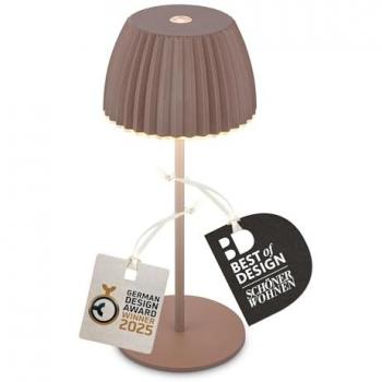 Briloner Champ Mini – Lampe d’Intérieur Umbrasand Ø8,5x20 cm