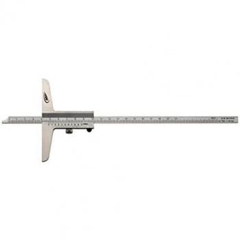 Calibro di profondità 200mm guida dritta 8x3mm Helios Preisser DIN 862
