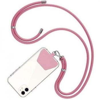 COCASES Crossbody Phone Lanyard Strap with Patch, Adjustable Nylon Neck Strap Necklace Phone Lasso Compatible with Most Smartphones