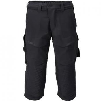 Mascot 22249 Dark Navy 3/4 Pants with Knee Pad Pockets