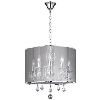 Olivia Modern Chrome Chandelier