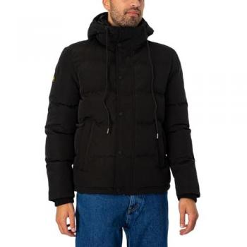 Superdry Giacca Trapuntata Corto Everest Uomo Jet Black 2XL