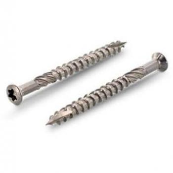 Vis de Terrasse Liseko T‑Drill Pointé Coupe TFB Inox Marine A4 AISI 316 Ø 5 x 40 mm