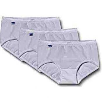 Sloggi Women’s Basic+ Midi Briefs – 3 Pack, Size 4XL, White