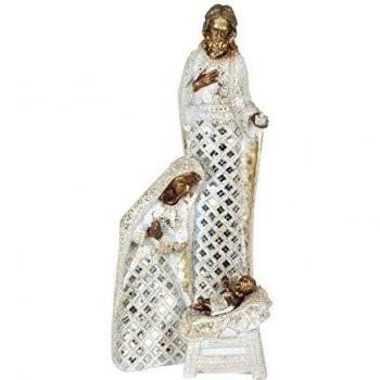 Édition Luxe Nativité – 47 cm, Résine Dorée