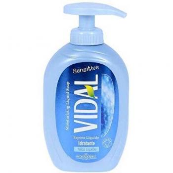 Vidal Sapone Liquido Idratante, Talco Liquido, 300 Ml