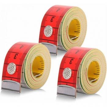 Mesurette de couturière rétractable 2 en 1