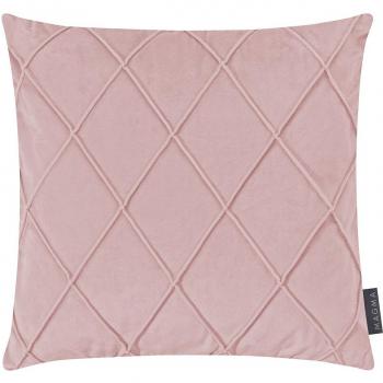 Housse de coussin en velours Nobless, 40 x 40 cm (vieux rose)