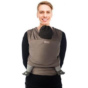 Babylonia Écharpe de portage extensible en coton biologique TricotSlen Organic Mild Taupe