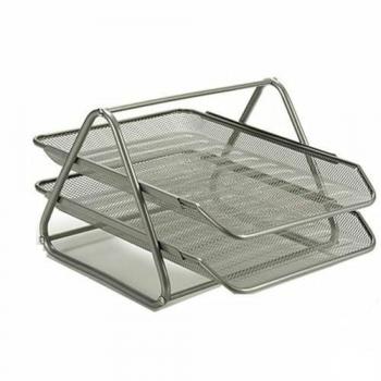 Klassifieringsbrickor med galler – 6 st – silvrig metall