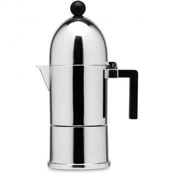 Cafetera Espresso Alessi A9095b con Capacidad para 6 Tazas