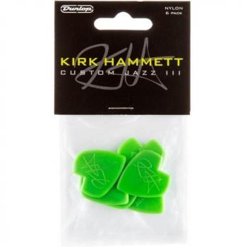 Kirk Hammett Jazz III Picks 6-Pack