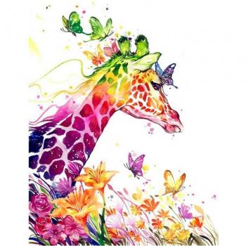 Safari Shine 20x30cm Giraffe Diamond Painting Set
