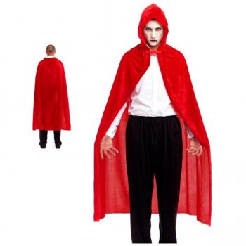 Traje Nocturno Rojo en Terciopelo 140 cm