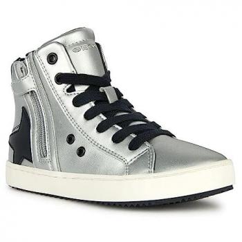 Geox Kalispera Silver Youth Sneaker 24