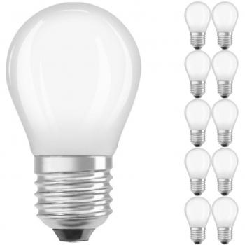 Fordelspakke 10x Ledvance CLASSIC LED E27 Pære filament matt 2.8W 250lm
