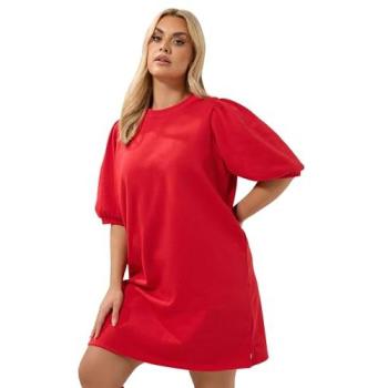 Women's Red Ball‑Sleeve Gown – Size 22/24