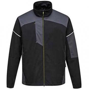 Portwest PW3 Work Jacket, Color: Black Zoom Grey, Size: S, T603BZRS