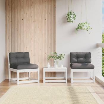 Tabourets de terrasse sans accoudoirs – ensemble 2 pièces, bois clair