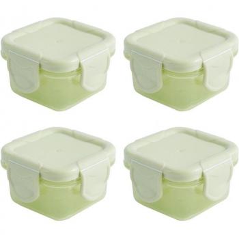 Caja de Fusión Taza Fresca Infantil 60 ml Verde y Amarillo