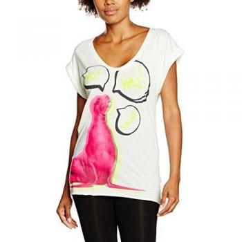Reebok Camiseta de Mujer Pop Art en Gris, Talla L