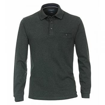 CASAMODA Langarm-Poloshirt Streifenvielfalt