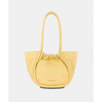 Bolso de hombro Bugatti en color amarillo