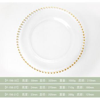 Silver Edge Pearl Plates