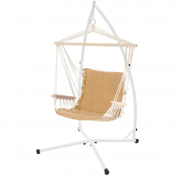 Silla Colgante de Interior 120 kg – Hamaca Terracota con Armazón Metálico