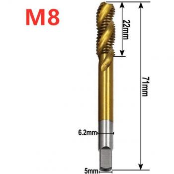 Quick Change Hex Shank Screw Tap Drill Bits