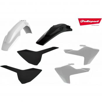 Kit Plastica Husqvarna FC/TC/FE/TE Polisport Bianco/Nero