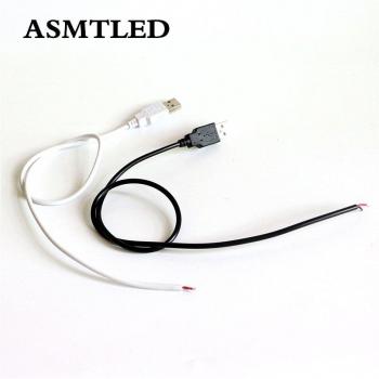 Cable USB de 1 m con enchufe tipo para cinta LED de un solo color