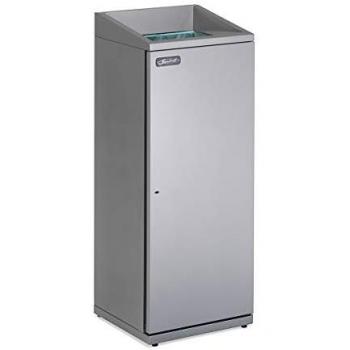TT330 Abfalleimer von Janibell, 75,7 l, rechteckig, mit Gummifüßen, silber