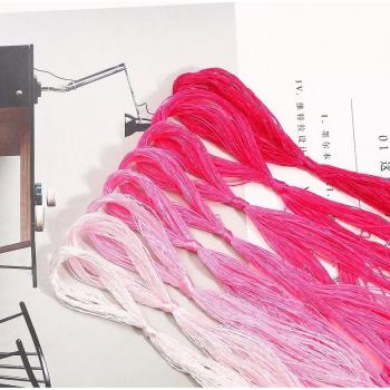 7-8pcs DIY Silk Thread Embroidery Set