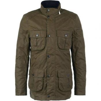 Barbour: Chaqueta impermeable con forro de nailon y tartán