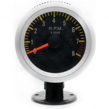 2 52mm 12V Digital Tachometer 0-8000 RPM with LED
