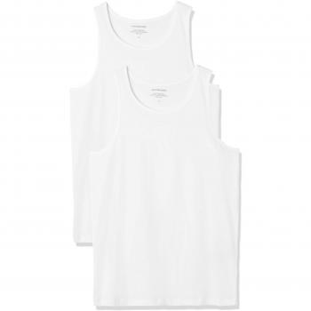 Jack & Jones White Cotton Tank Top for Men