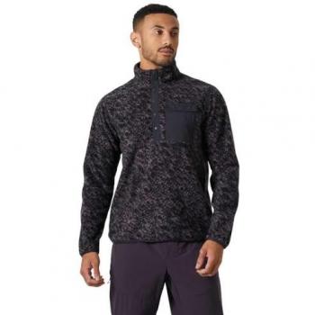 Fleece Pullover Helly Hansen Maridalen Lilla/nero in Taglia L