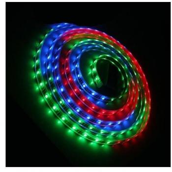 Cinta LED multicolor de 5m, 14.4W/m, 740lm/m, 24V, IP20, S