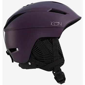 SALOMON Icon² C Casco de esquí y Snowboard para Dama, Talla M, Espuma EPS 4D, Morado