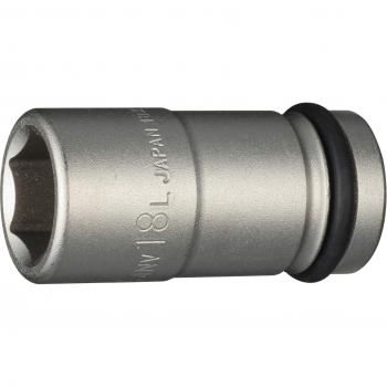 18 mm Impact Long Socket, HP4NV‑18L, Drive Angle