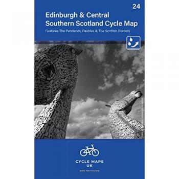Cycle Maps UK Edinburgh & Central Southern Scotland Cycle Map 24