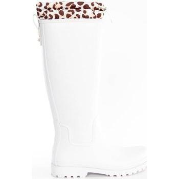 Bottes Femme Guess Reibu – Blanc – Caoutchouc