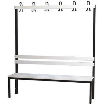 Certeo Wolf Panca Spogliatoi Schienale Lato Unilaterale Doghe