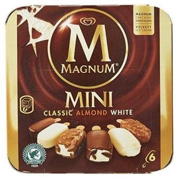 Caja de 8 Mini Magnums: Clásico, Almendra y Bombón 356g