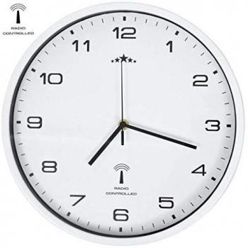 Mouvement quartz, horloge murale blanche pour cuisine