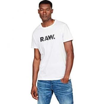 G-STAR RAW T-shirt Holorn Straight, Blanc, XXS Homme